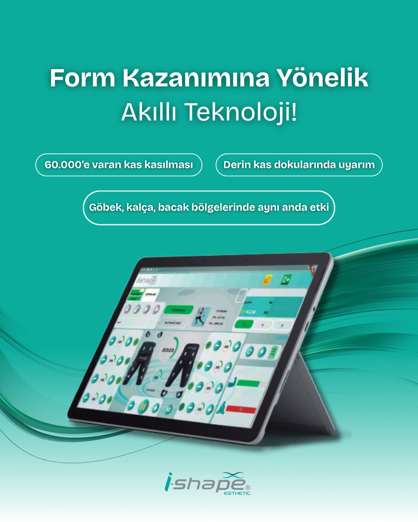 EMS i-Shape treatment area